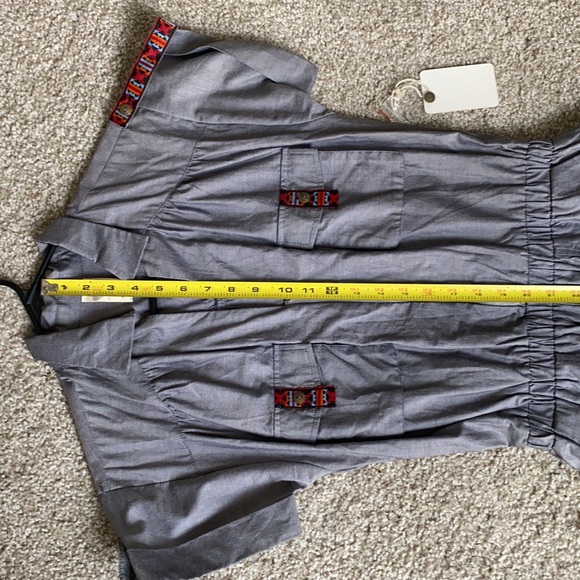 Lucca Couture Denim Romper - Picture 13 of 16